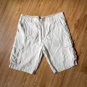 Next Mens Cream Shorts